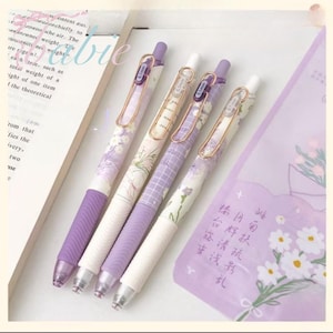 Babie Gel Ink Pens: Combo 2 packs-8 pcs Black Ink 0.5mm Fine Point Tip Pen Comfort Grip Smooth Writing for Journaling Note Taking Sketching