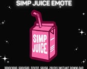 Simp Juice Emote | Twitch/Discord/Kick Emote (Instant PNG Download)