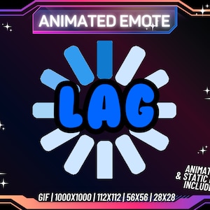 ANIMATED Twitch Emote, Lag Emote, Duck Emote, Twitch Emote, Funny emote, Discord Emote, Kick Emote, Youtube Emote, Loading Twitch Emote