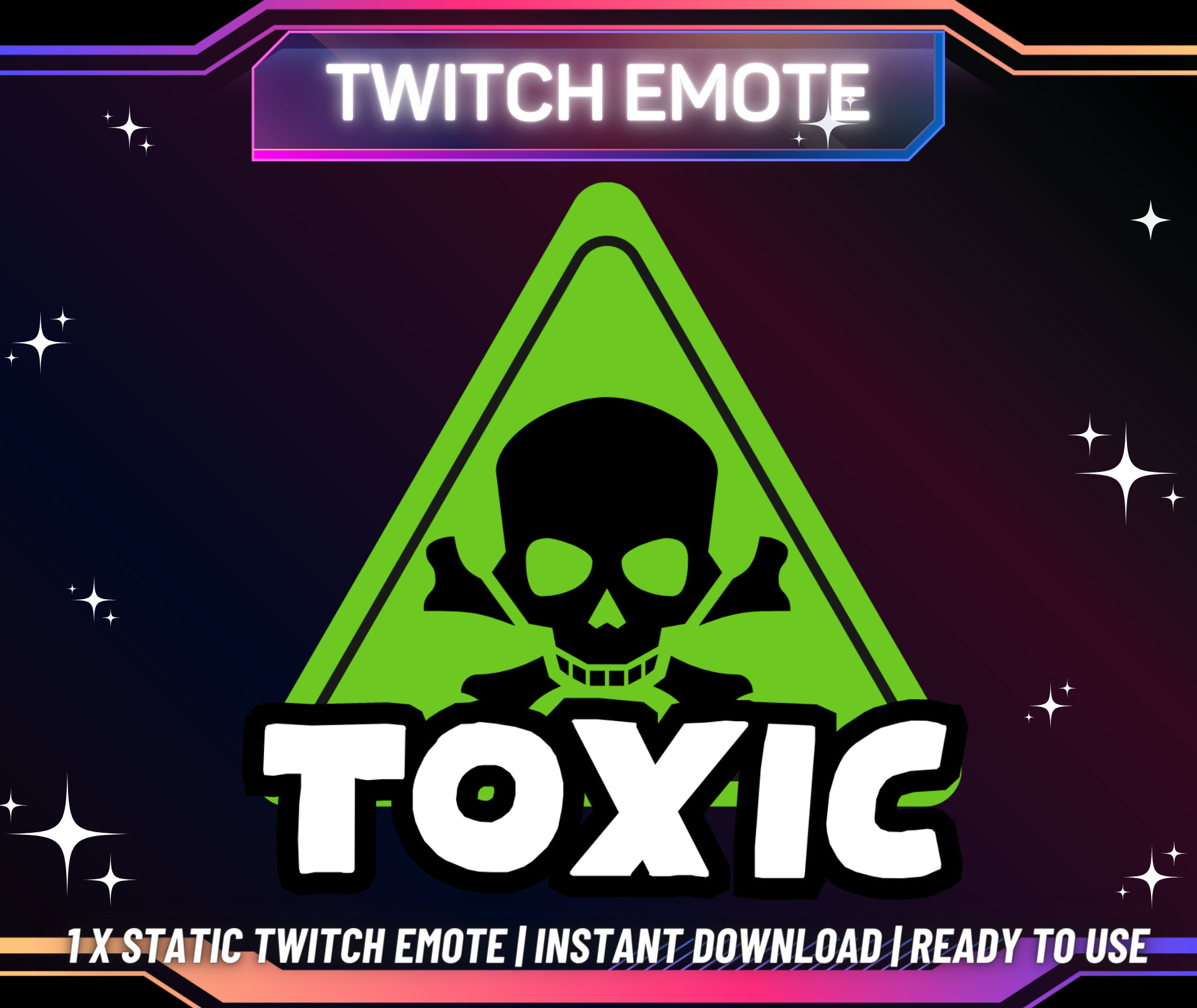 1 Twitch Emote | Toxic Twitch Emote | Kick Emote | Funny Emote | Cute ...