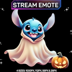 1 Twitch Emote, Stitch Emote, Stitch verkleiden sich Emote, Süßer Stitch Emote, Discord Emote, Kick Emote, Für Streamer, Instant Download