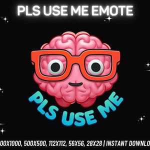 Please Use Me Emote | Twitch Emote | Kick Emote | Discord Emote | Youtube Emote | Funny Twitch Emote | Streamer Emote | Instant PNG Download