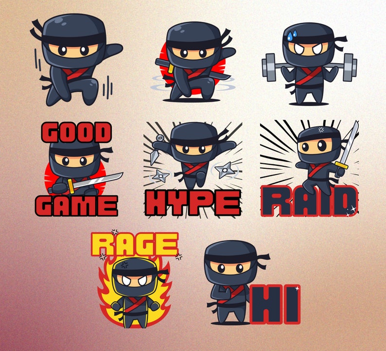 EMOTE MEGAPACK 100 Emotes for Streamers Twitch Emotes Kick Emotes Youtube Emotes Streaming