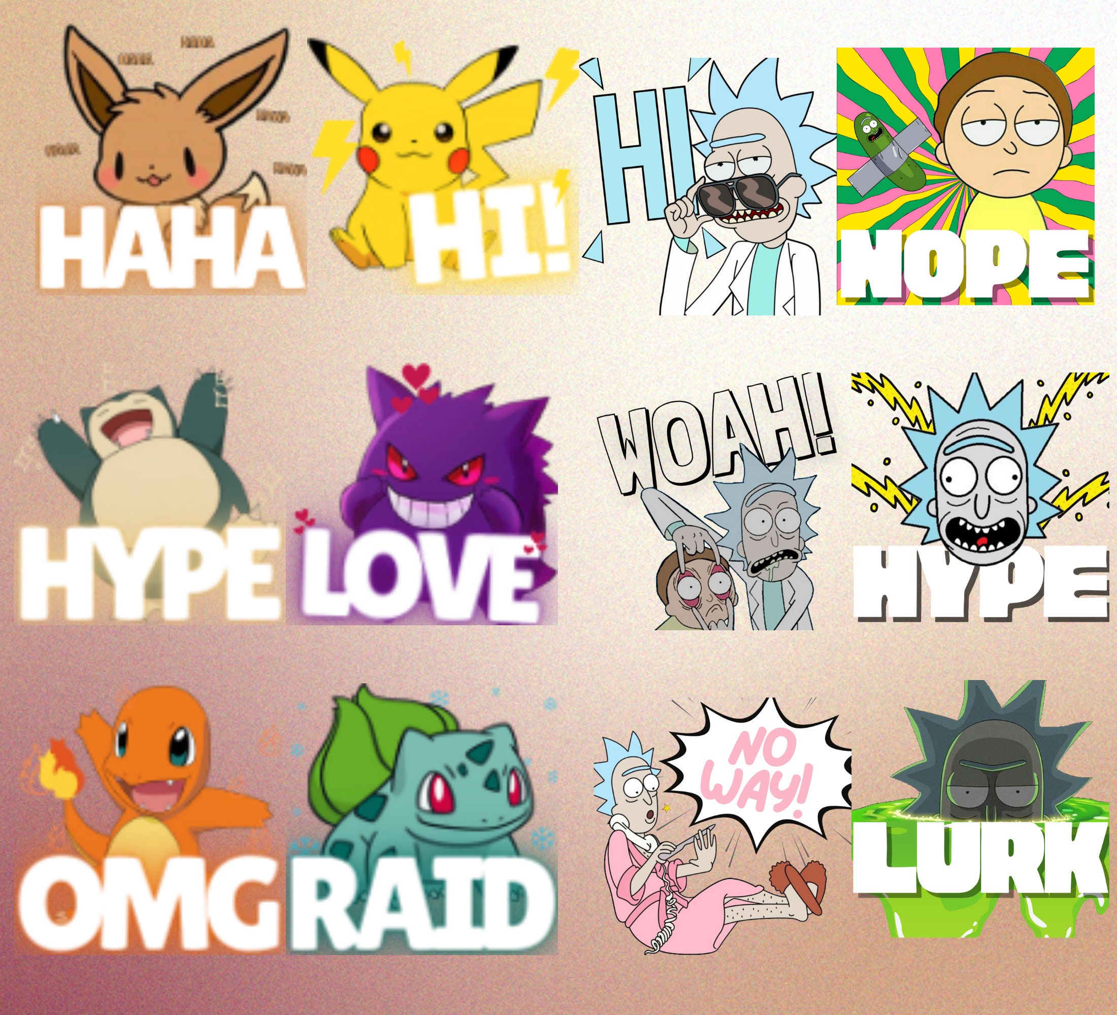 EMOTE MEGAPACK 100 Emotes for Streamers Twitch Emotes Kick Emotes Youtube Emotes Streaming