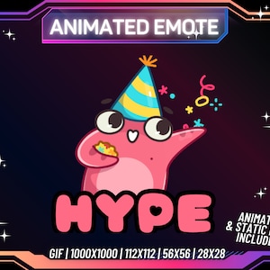 Animiertes Twitch Emote, Stern Emote, Tanzender Seestern Emote, Twitch Emote, animiertes Hype Emote, Hype Twitch Emote, Seestern Twitch Emote