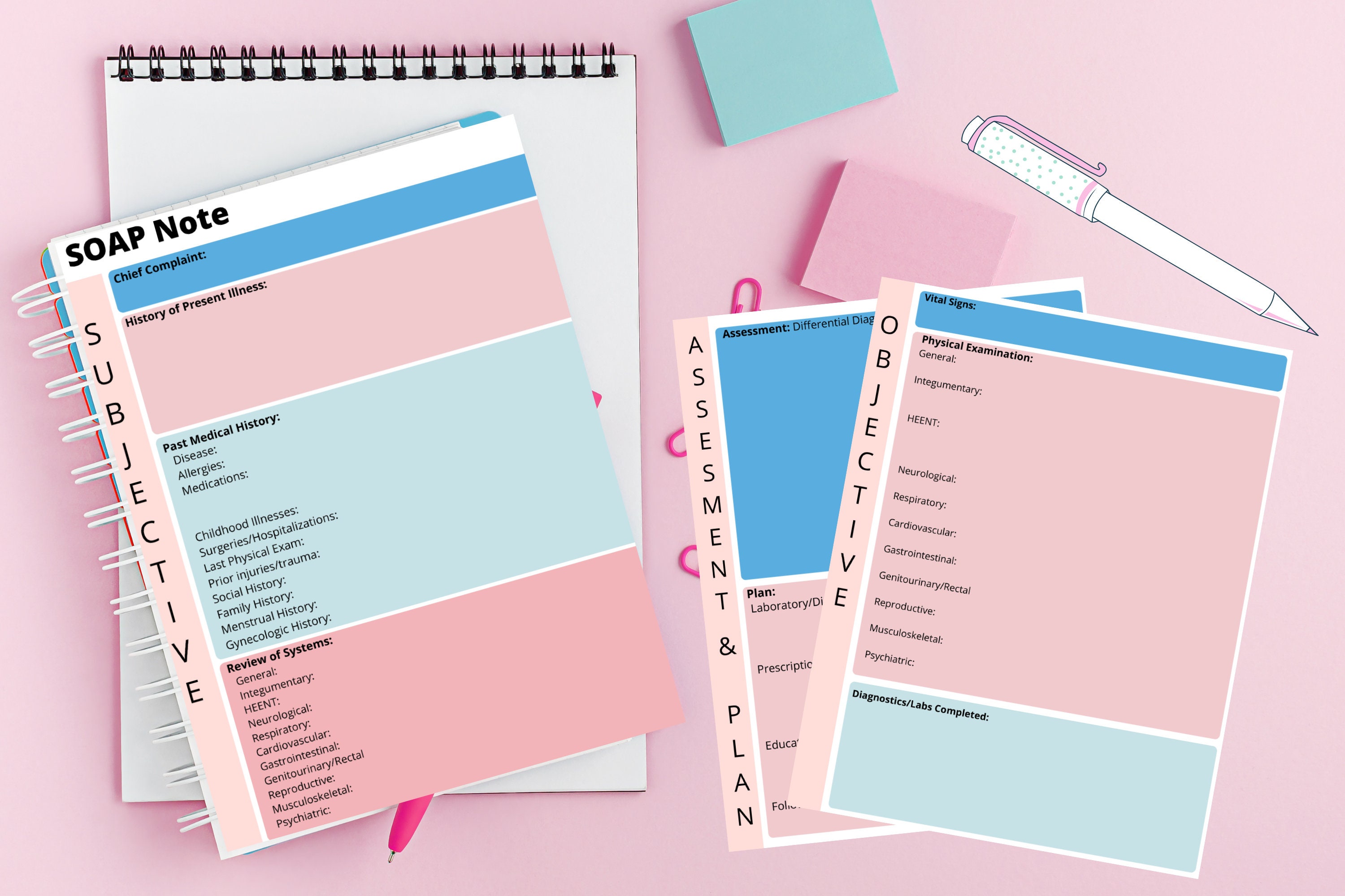 SOAP NOTE TEMPLATE Etsy SOAP NOTE TEMPLATE Etsy