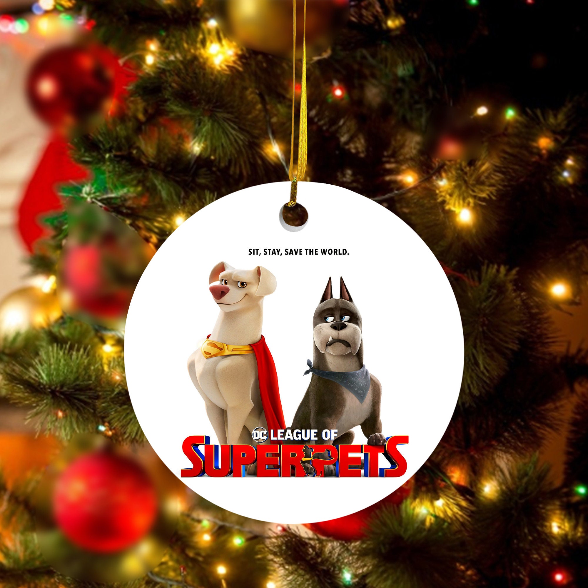 Discover League of Super-Pets Christmas Ornament