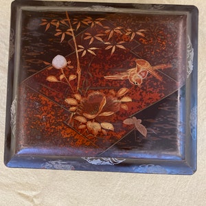 Vintage Japanese lacquer box