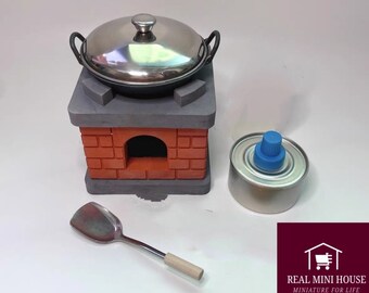 Echt miniatuurkoken: miniatuurfornuis, keukenset voor miniatuurkoken, echt eten kan koken