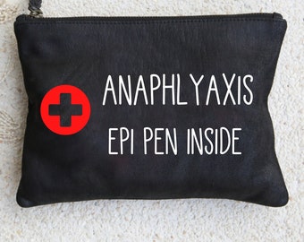 Anafylaxie EPI Pen-accessoirezakje met T-bodem, noodmedicatiezakje voor allergie