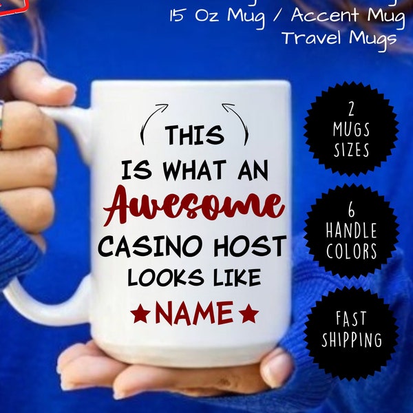 Awesome casino host, Gift for casino host, best casino host ever, funny casino host gift,casino host gift, appreciation gift, christmas gift