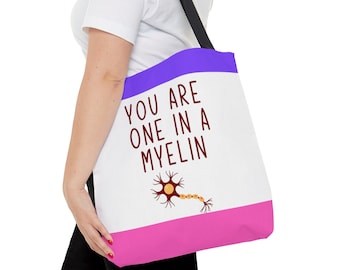 神経学トートバッグ：ミエリン脳デザイン、医師への贈り物