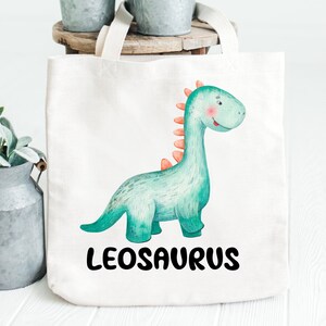 Kids Name Tote Bag, Custom Name Book Bag, Personalized Stationery Canvas Tote, Kindergarten Preschool Library Tote, School Supplies