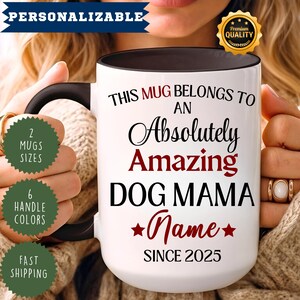 Personalized Dog Mom Mug: Custom Pet Photo Gift