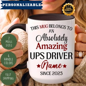 UPSドライバーの面白いマグカップ：配達のプロへの贈り物