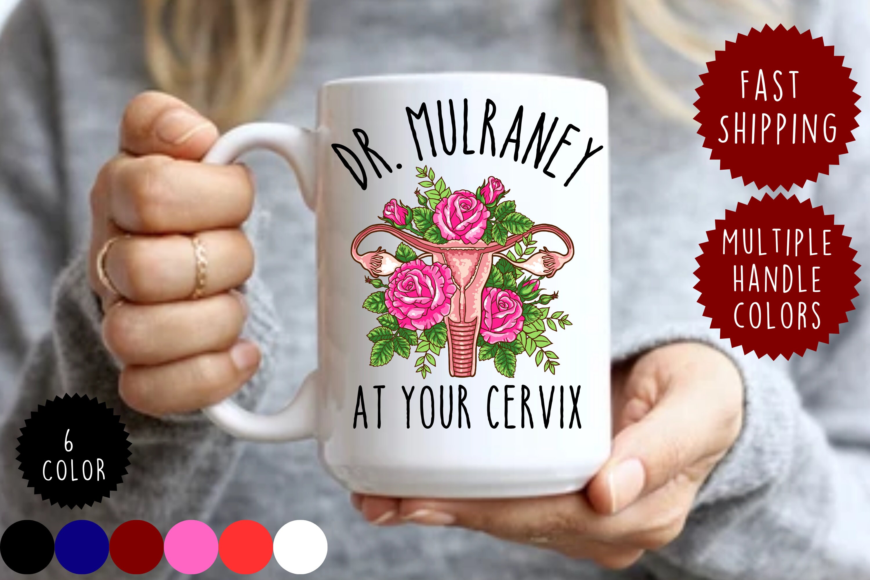 Funny OBGYN Mug Personalized OBGYN Coffee Cup Dr Custom Name at Your ...