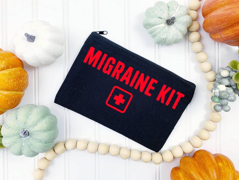 Migraine Relief, Headache Kit, Aromatherapy Bag, Rice Heating Pad, Microwave Heat Pack, Natural Healing, Invisible Illness, Tension Pain Gift, Cooling Eye Mask, Wellness Pouch, Chronic Pain Care, Self Care Package, Period Cramp Relief