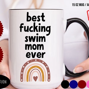 Swim Mom Gift for Swim Mom | Mother&#39;s Day Gift from Swimmer | Birthday Gift Christmas Gift | Funny Coffee Mug | Swim Mom Cup