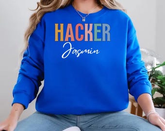 Personalisiertes Hacker Sweatshirt: Individuelle Coder Kleidung