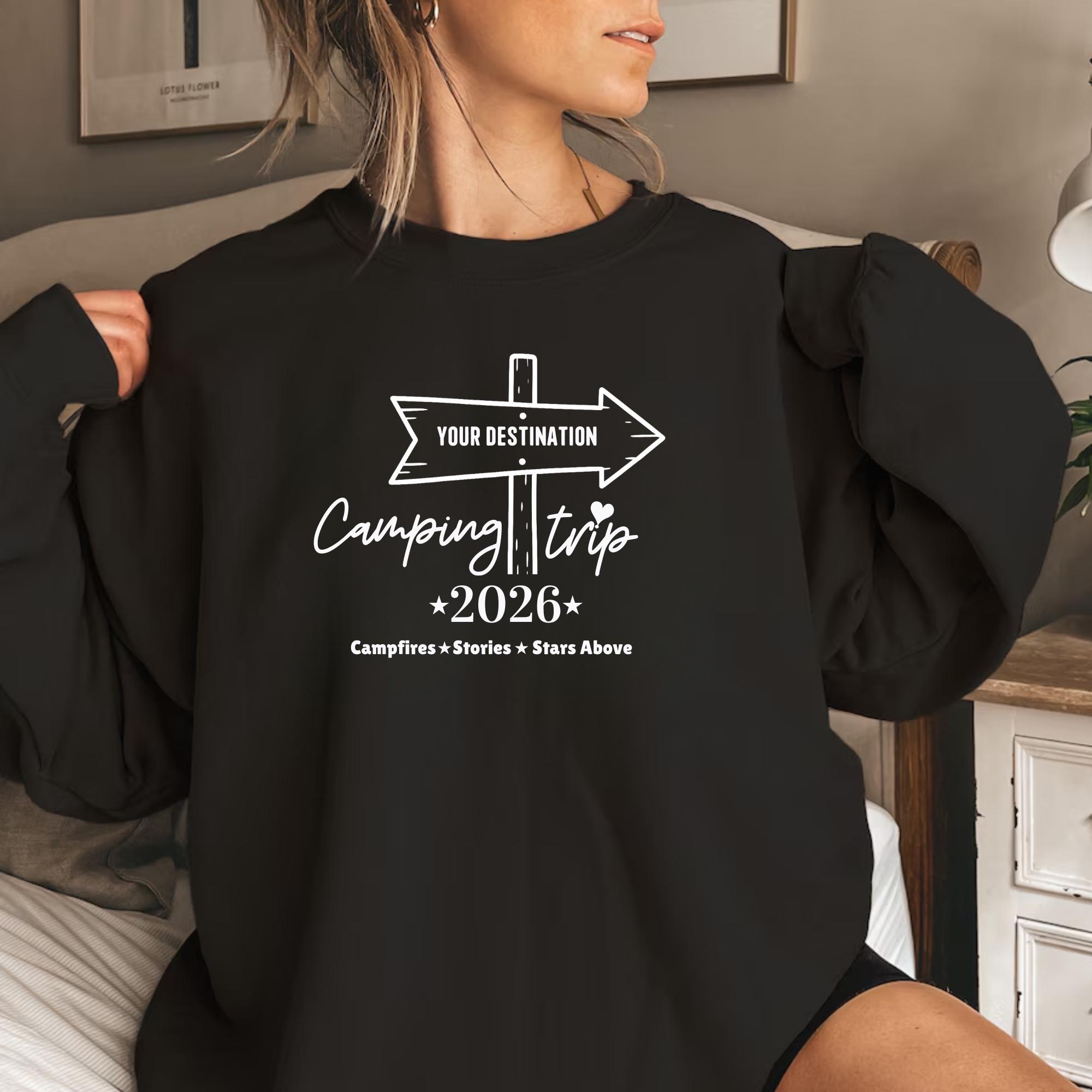 Custom Camping Trip Sweatshirt | Family Outdoor Adventure