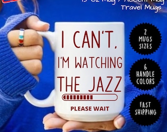 Taza de fan de los Utah Jazz: Divertida taza de café de la NBA