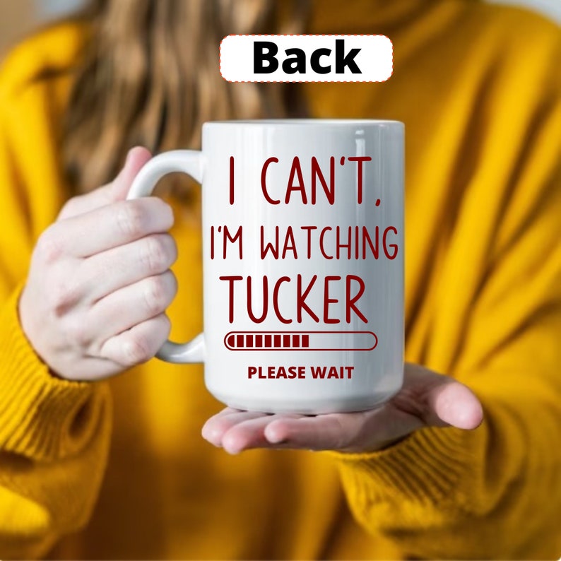 Tucker Carlson, Tucker Carlson Gift, Tucker Carlson mug, Fox News, coffee mug, Tucker Carlson shirt, conservative gift, gift under 20, stainless coffee mug, travel mug, gift under 25, travel coffee mug, Coffee Cup, Mug, Tucker Carlson Cup, Mugs