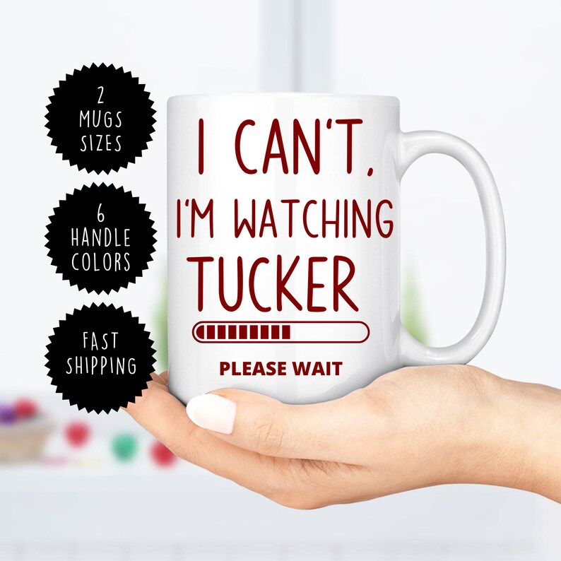 Tucker Carlson, Tucker Carlson Gift, Tucker Carlson mug, Fox News, coffee mug, Tucker Carlson shirt, conservative gift, gift under 20, stainless coffee mug, travel mug, gift under 25, travel coffee mug, Coffee Cup, Mug, Tucker Carlson Cup, Mugs
