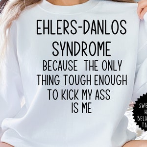 Ehlers Danlos Syndrome Shirt, EDS Gift, EDS Warrior, Zebra Shirt, Bend Don&#39;t Break, Rare Disease Shirt, Funny EDS Gift, Chronic Illness