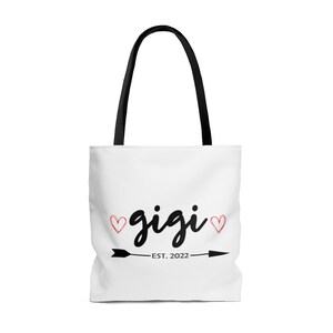 gigi tote bag ,gift for grandma, mom day gift, grandma birthday gift