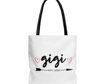Gigi Tote Bag: Personalized Grandma Gift