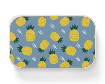 Bento Box Ananas /Scatola Pranzo Ananas/ Lunch Box Personalizzato / Bento Box / Contenitore Lunchbox / Lunchbox Bambini/ D