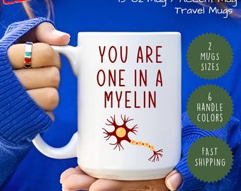 Taza de Neurología / Regalo para Neurólogos y Neurocirujanos / Taza de Café para Graduación en Neurociencia / Regalo para Residentes de Neurocirugía