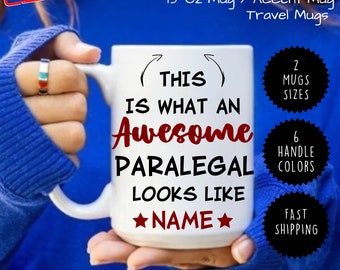 Personalized Paralegal Mug, Gift, Coffee Cup
