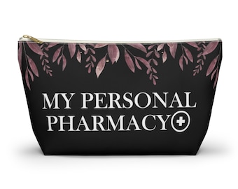 Personalized Medicine Travel Bag | Floral Medication Pouch