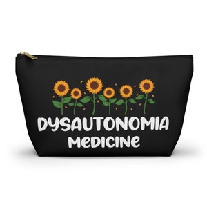 Torba na leki na dysautonomię: prezent dla wojownika POTS, torba podróżna w stylu retro