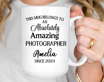 Taza para fotógrafos / Regalo personalizado para fotógrafos profesionales