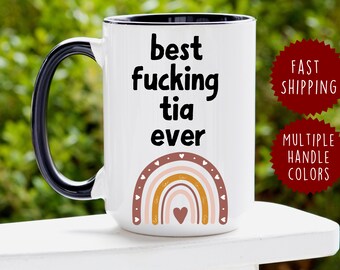 Grappige Tia-koffiemok | Tante cadeau