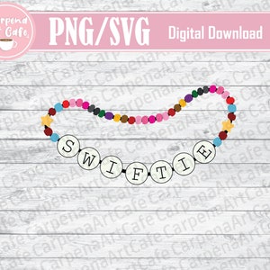Friendship Bracelet Alphabet Beads Clipart PNGs & PDF
