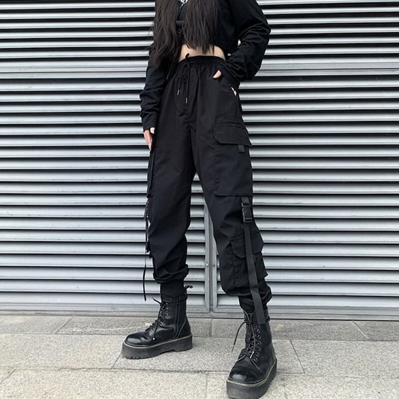 E-girl & Grunge Style Cargo Pants 2000s Y2K Clothing / - Etsy