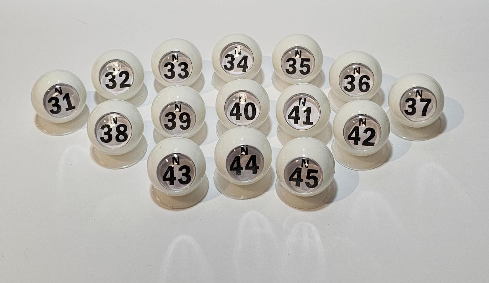 N Row Bingo Ball Waiter - You Pick 1 Number - Etsy