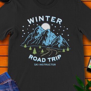 Winter Road Trip - Ski Instructor t-shirt.