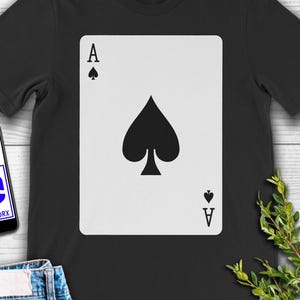 Ace of Spades Playing Card t-shirt.