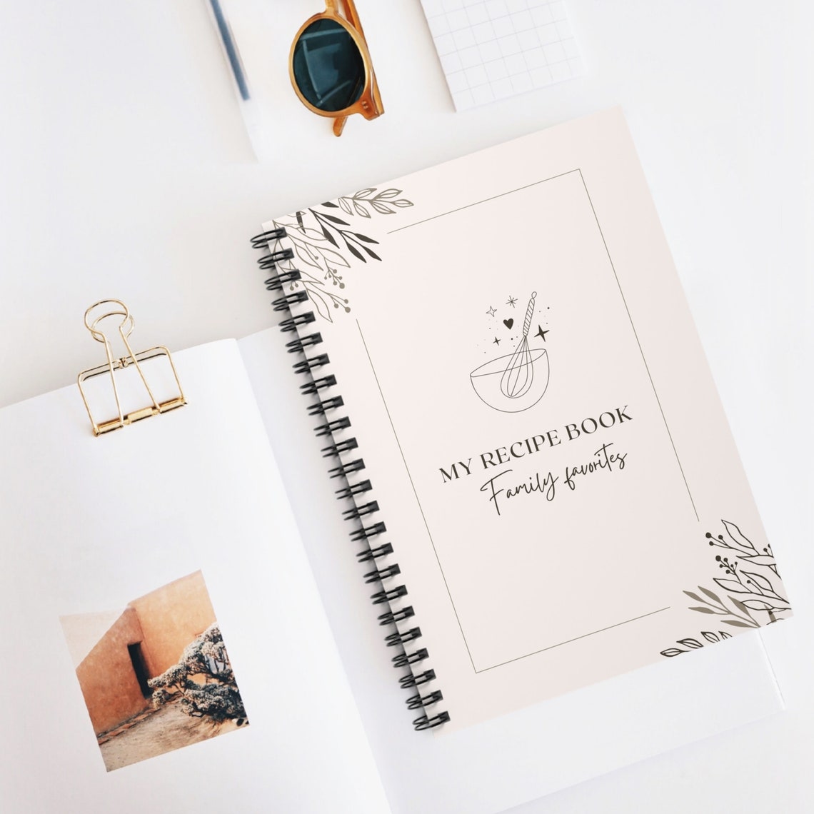 Recipe Book Recipe Journal Blank Recipe Book Family Recipe Book Spiral