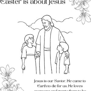 Easter Coloring Pages, Jesus, He is Risen, Free Printable, Church ...