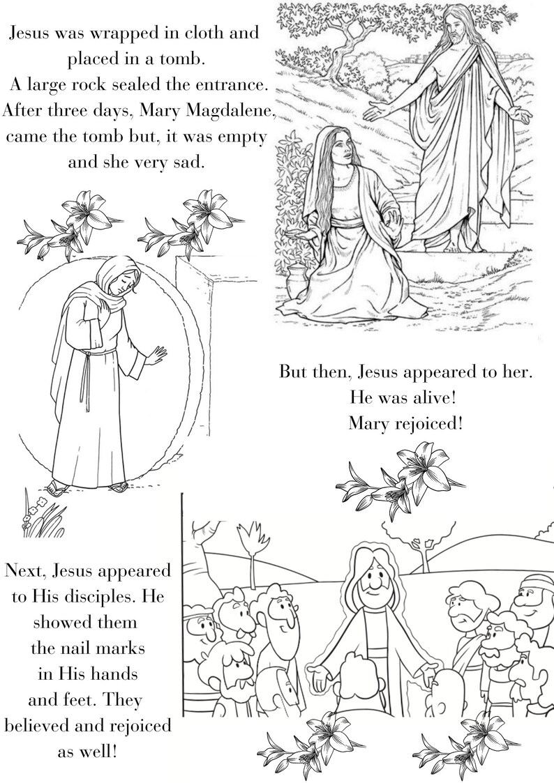 Easter Coloring Pages Jesus He - Il 794xN.4732934686 Jf5o 