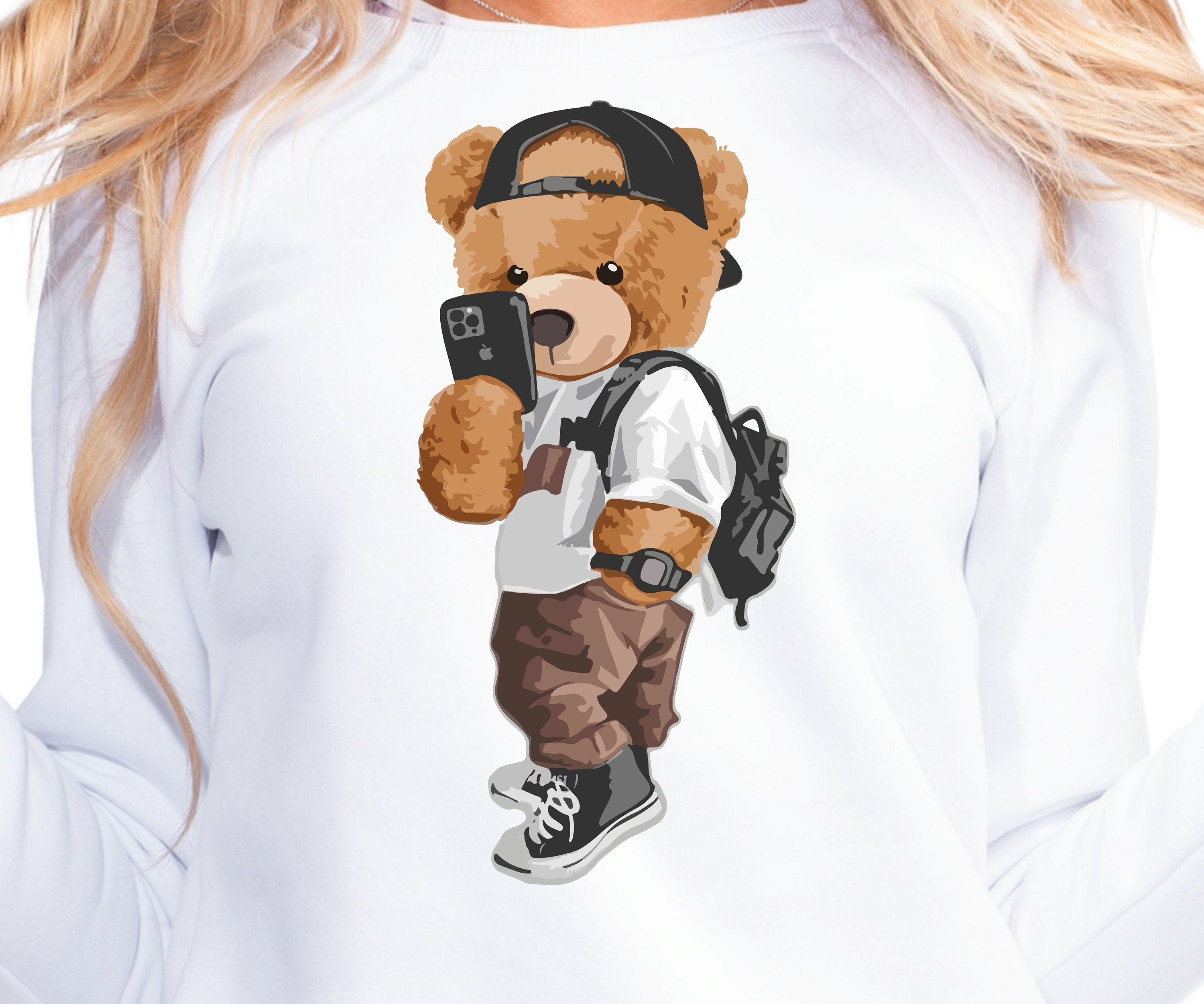 Teddy Bear PNG SVG Teddy Bear Selfie Svg Teddy Bear With - Etsy UK