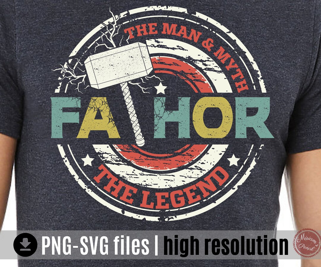 Fathor PNG SVG Design, Dad File, Father’s Day SVG Cool Father Design