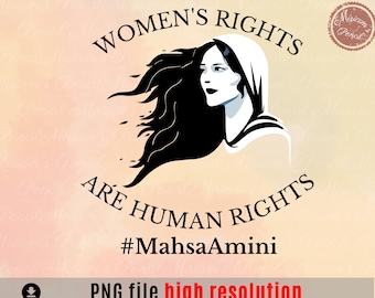 Mahsa Amini Design: Women Life Freedom - PNG SVG (Digital Download)