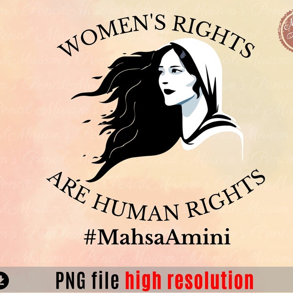 Mahsa Amini Design Svg Png, Women Right, Be The Voice of Iran, Zan Zendgi Azadi ,Women Life Freedom #Mahsa Amini