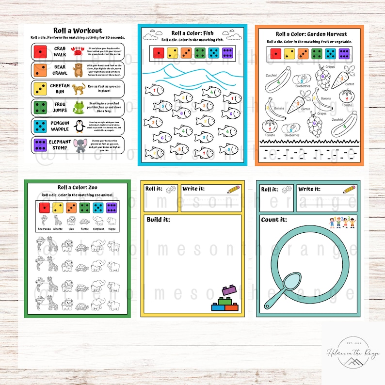 Dice Games for Kids | Preschool Kindergarten Math Reading Writing ...